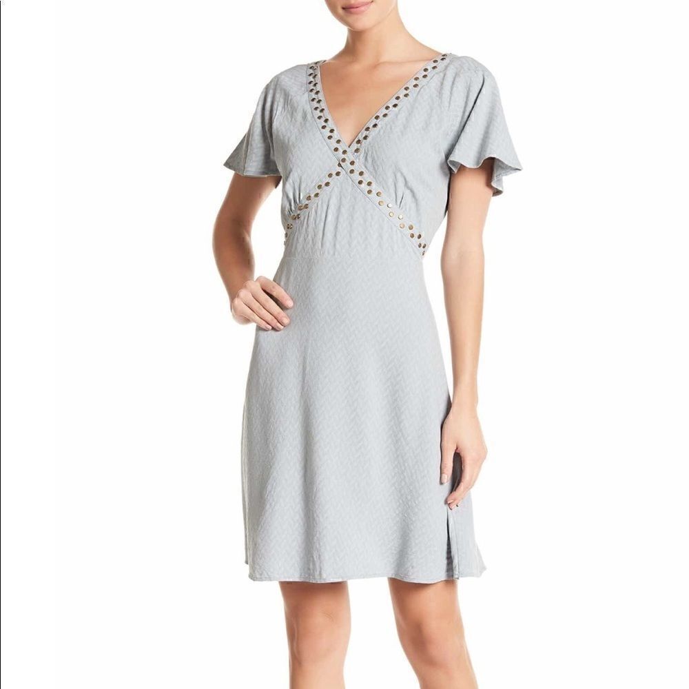 LAMade Selene Studded Dress in Quarry NWT‎